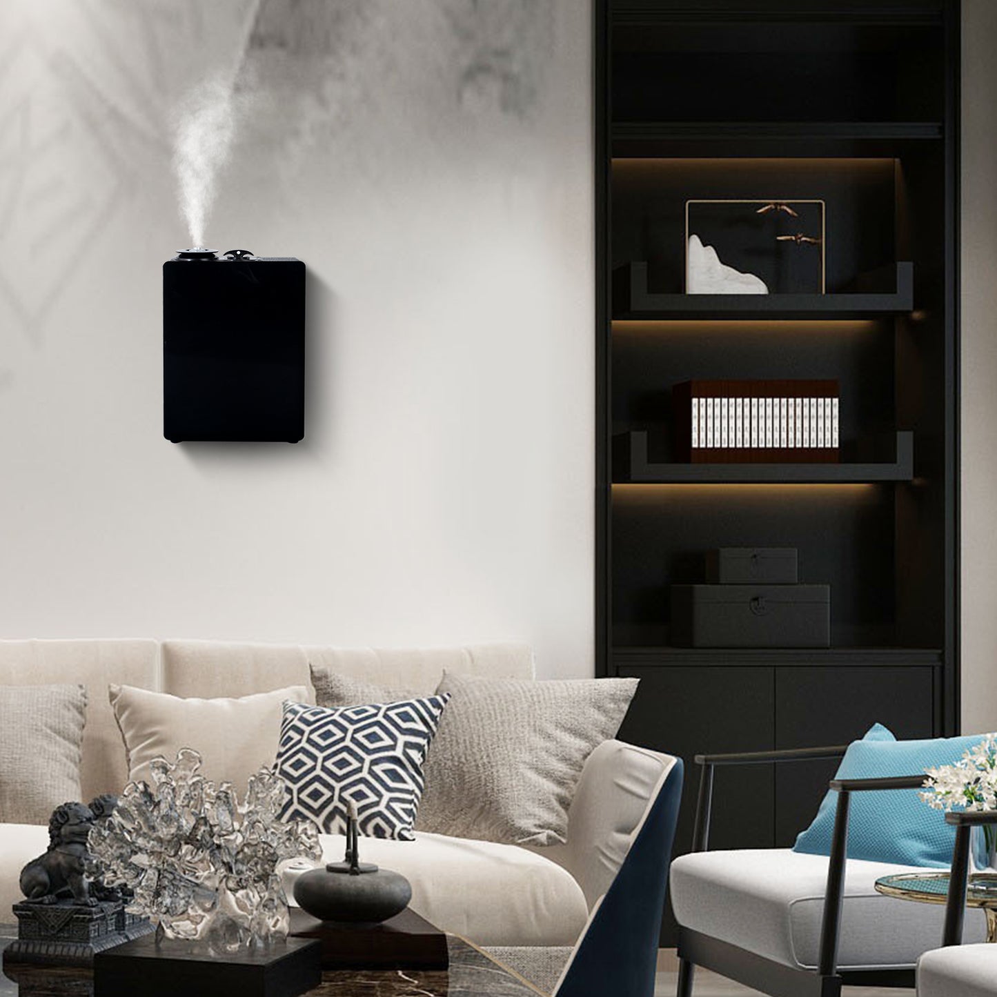 🌀 Diffuseur Aromatique Premium 500 m² – Puissance, style et connectivité