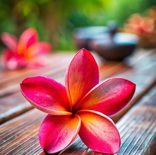 🌸 Extrait de Fleur de Frangipanier – Délicatesse florale et exotisme naturel